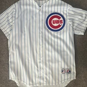 FUKUDOME Chicago Cubs Jersey. Large. Minor staining.